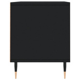vidaXL Szafka pod TV, czarna, 100x34,5x44,5cm, materiał drewnopochodny