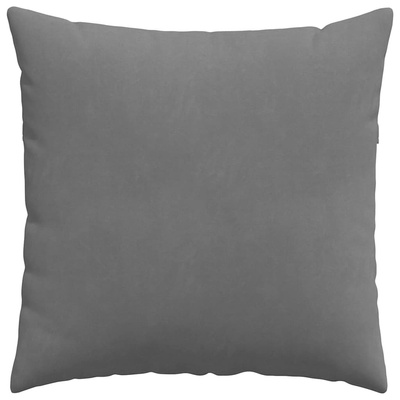 Poduszki na sofę 2 pcs Ciemnoszary 60 x 60 cm tkanina