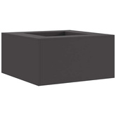 Kominek Czarny 80 x 80 x 40 cm Stal
