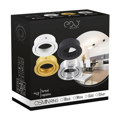 Pierścień wymienny do lampy OSMIN RING Sand Black pierścień czarny EDO777229 EDO Solutions