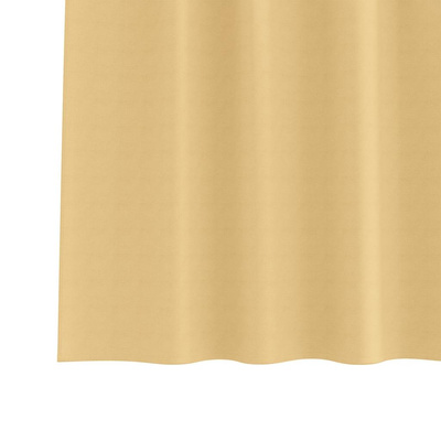 Firany blackout z kółkami 2 pcs Beżowy 140 x 140 cm Poliester