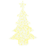 Choinka z 100 diodami LED Ciepła biel 120 cm Akryl