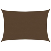 Żagiel przeciwsłoneczny, 160 g/m?, brązowy, 5x6 m, HDPE