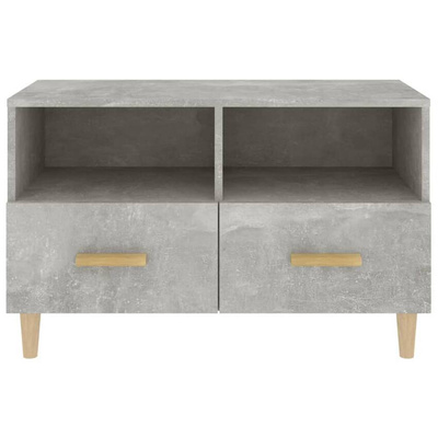 vidaXL Szafka pod TV, szarość betonu, 80x36x50 cm