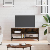 vidaXL Szafka pod TV, przydymiony dąb, 100x35x45 cm