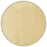 vidaXL Dywan okrągły, jasny naturalny, 80 cm, bambusowy