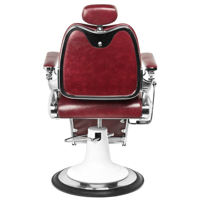 Gabbiano fotel barberski Moto Style bordowy 114959