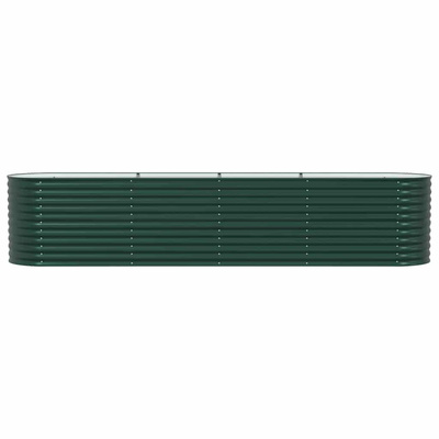 Podniesiony grządka Zielony 400 x 80 x 81 cm Stal