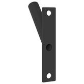 Uchwyt na maszt flagowy Czarny 15 x 3 x 0,35 cm Stal