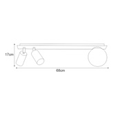 Lampa sufitowa K-4135 z serii ALBIO