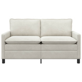 Sofa kremowy 156 x 81 x 87,5 cm Welur