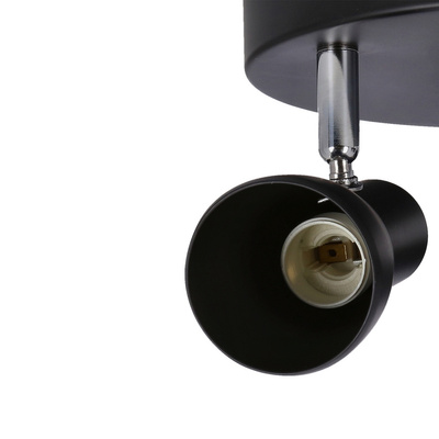 Lampa sufitowa plafon czarny mat regulowany Picardo 98-50793