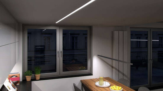 Profil LED LUMINES typ inTalia srebrny anodowany 2,02 m