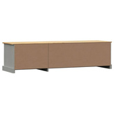 vidaXL Szafka pod TV VIGO, szara, 156x40x40 cm, lite drewno sosnowe