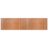 vidaXL Dywan prostokątny, naturalny, 100x400 cm, bambusowy