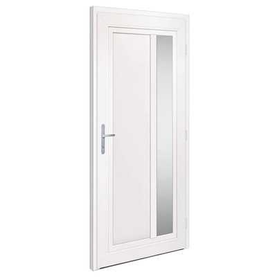vidaXL Drzwi wejściowe, białe, 98x208 cm, PVC