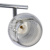 Wirginia Lampa sufitowa listwa chrom e14 klosz lustrzany 92-14016
