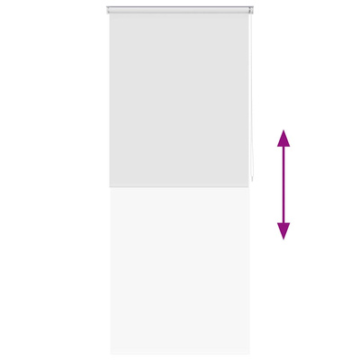 Roleta prysznicowa 100 x 240 cm, biała