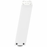 Nogi do stolika kawowego w kształcie litery U 2 szt. Białe 30x(30-31) cm Stal