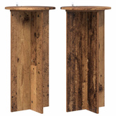 Stojak na rośliny 2 pcs Stare drewno 40 x 40 x 80 cm