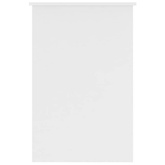 vidaXL Biurko, białe, 100x50x76 cm, materiał drewnopochodny