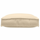 Poduszka 2 pcs Beżowy 40 x 40 x 8 cm Materiał Oxford