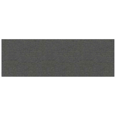 Wejściowy zagłówek 12 szt. 90 x 30 cm Ciemnoszary tkanina
