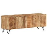vidaXL Szafka pod TV, 110x30x40 cm, lite drewno mango