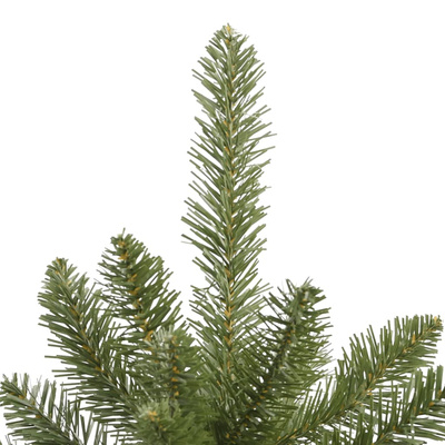 Sztuczna choinka zawiasowa ze stojakiem, zielona, 210 cm