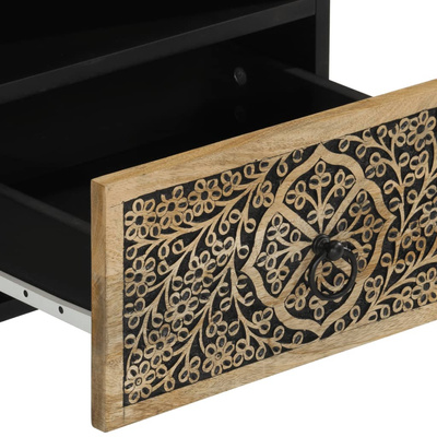 Szafka nocna, 40x33x46 cm, lite drewno mango