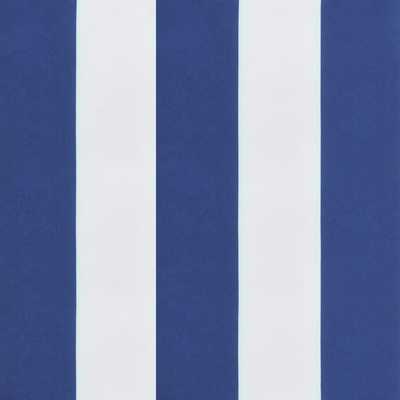 Poduszka na leżak, niebiesko-białe paski, tkanina Oxford