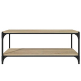 vidaXL Szafka pod TV, dąb sonoma, 100x33x41 cm