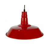 Lampa Wisząca Retro Loft Czerwona 36cm E27 Abruzzo Grote