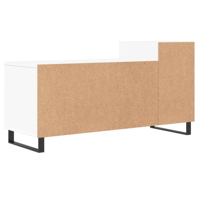vidaXL Szafka pod TV, biała, 100x35x55 cm, materiał drewnopochodny