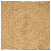 Dywany pokojowe naturalny 120 x 120 cm Juta