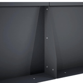 Mur oporowy 4 szt. 60 x 12 x 30 cm Stal antracytowy