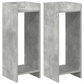 Stojak na rośliny 2 szt. Betonowy Szary 30 x 30 x 80 cm