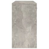 vidaXL Biurko z szufladą i szafką, szarość betonu, 100x40x73 cm