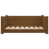 vidaXL Legowisko dla psa, miodowy brąz, 75,5x55,5x28 cm, sosnowe