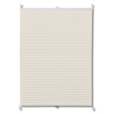 Roleta plisowana, kremowa (110x200cm).