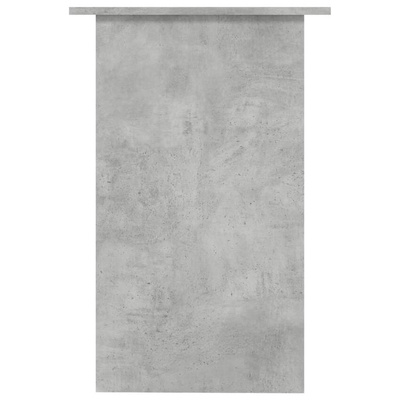 vidaXL Biurko, szarość betonu, 90x50x74 cm, materiał drewnopochodny