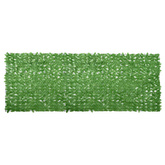 Parawan balkonowy, zielone liście, 400x150 cm