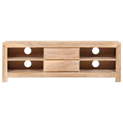 vidaXL Szafka pod TV, drewno akacjowe, 120 x 30 x 40 cm, jasnobrązowa