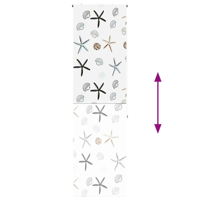 Roleta prysznicowa 80x240 cm Szerokość tkaniny 76 cm