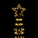 vidaXL Choinka z lampek, z kołkami, 570 ciepłych białych LED, 300 cm