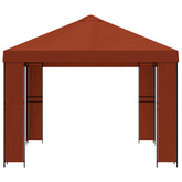 Altana 4 × 3 m terakota Poliester i Stal 190 gsm