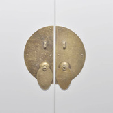 vidaXL Szafka pod TV, biała, 110x24x48 cm, materiał drewnopochodny