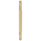 vidaXL Dywan okrągły, jasny naturalny, 60 cm, bambusowy