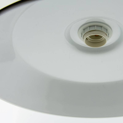 Lampa Wisząca Retro Loft Czarno biała 36cm E27 Abruzzo Grote