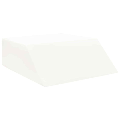 Poduszka na nogi Gładki Szary 63 x 52 x 19 cm Pianka PU